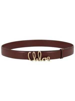 CHLOE CHLOE ICONIC BELT 26SBB14BLB ブラウン