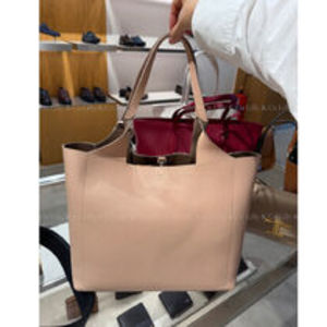 TOD'S(トッズ)☆Tタイムレス ダブルハンドルレザーバッグ