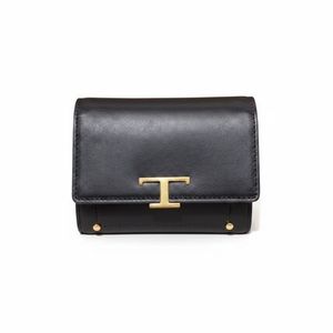 TOD'S Tタイムレス三つ折り財布