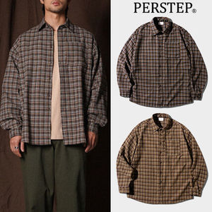 PERSTEP正規品★25AW★DAILY BREEZE チェック シャツ