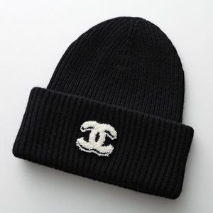 CHANEL ニット帽 AAB308 B21678 カシミヤ ココマーク