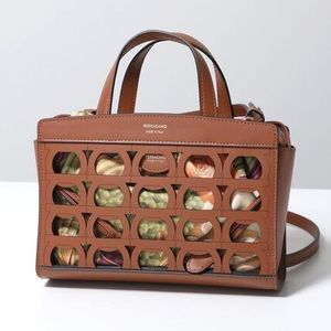 FERRAGAMO ハンドバッグ MINI TOTE ミニトートバッグ 221111