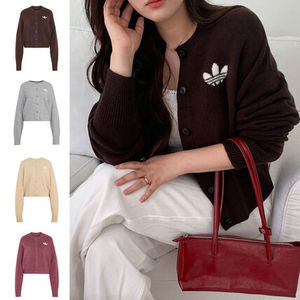 【ADIDAS】エッセンシャルニットカーディガン IA4454