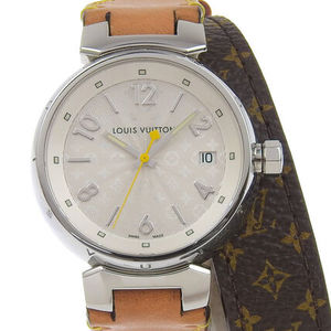 LOUIS VUITTON タンブール   Q1313  腕時計 SS