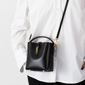 【国内即発】SAINT LAURENT LE 37 ミニ シャイニーレザー