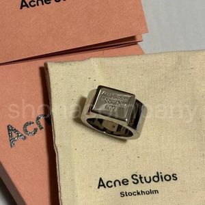 【関税込】◆ACNE STUDIOS アクネストゥディオズ◆ロゴ リング
