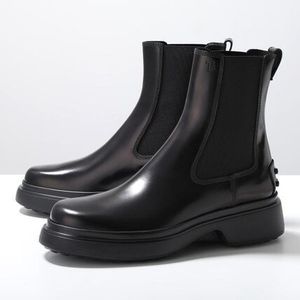 TODS ショートブーツ XXW74L0JK20AKT レザー サイドゴア