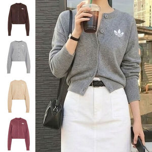 【ADIDAS】エッセンシャルニットカーディガン IA4454
