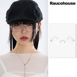 【Raucohouse】Colm square rimless eyewear
