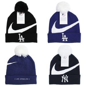 NIKE MLB POM KNIT CAP ナイキ ポンポン ニットキャップ LA NY