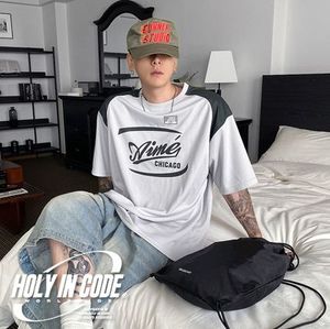 No.0272 mesh chicago coloring half T (3color)