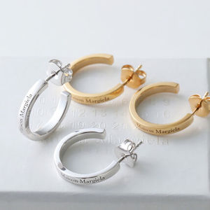 MAISON MARGIELA フープピアス SM1VG0057 P8865 シルバー925