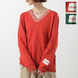 LONGO ニット S022104L 長袖 コットン イタリア製