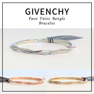 【国内発送】Givenchy Pave Twist Bangle Bracelet セール